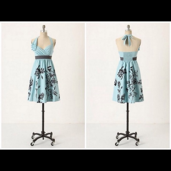 Anthro Nathalie Lete Stemmed Sweetbriar Dress 6 - Picture 8 of 8